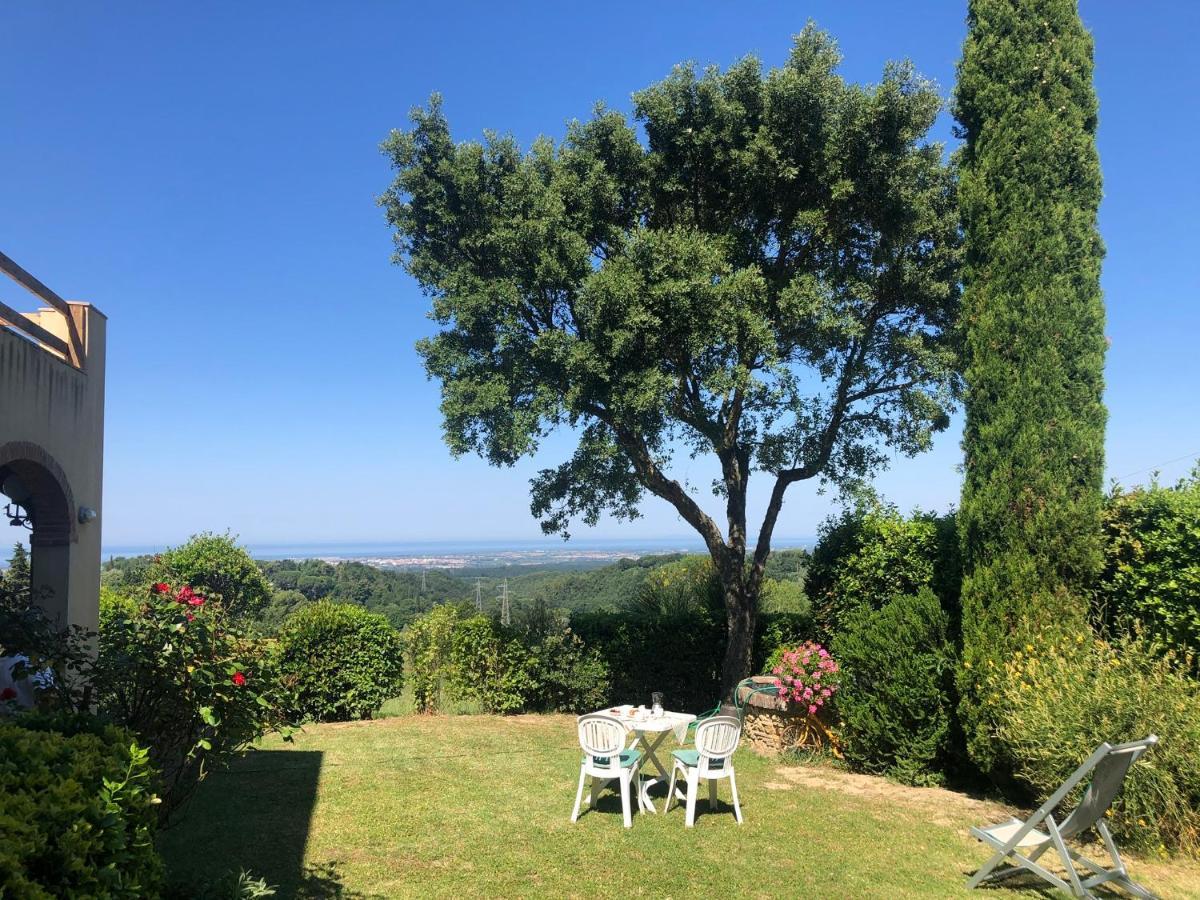 Podere Morena With Sea View, Private Garden, By Toscanatour Luca Гуардисталло Экстерьер фото